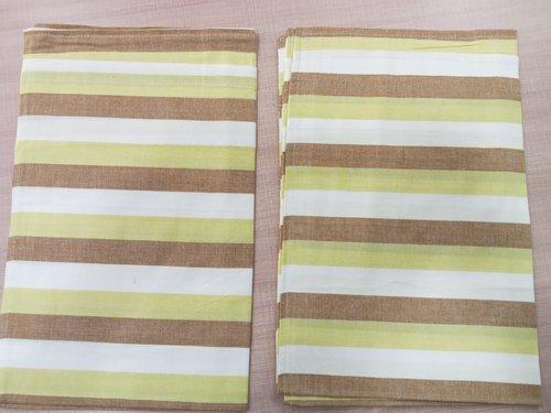 BEDSHEET STRIPE 90X108 2 PILLOW COVER